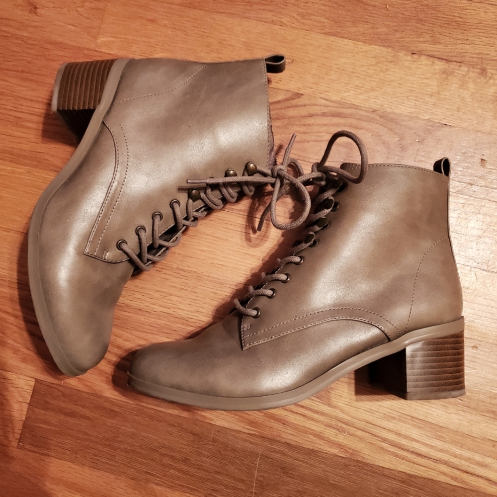 LOFT Lace-Up Booties